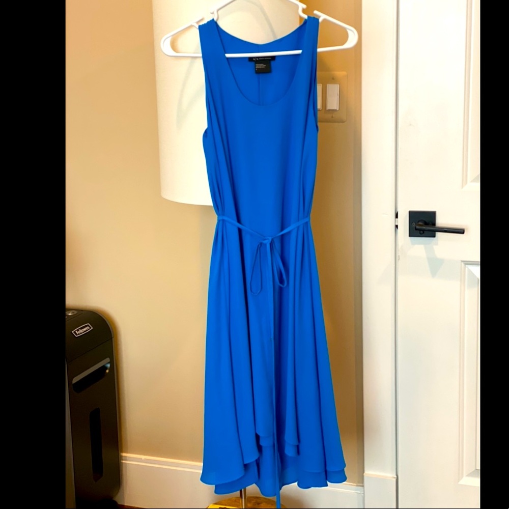 Armani Exchange Stunning Blue Sleeveless Dress